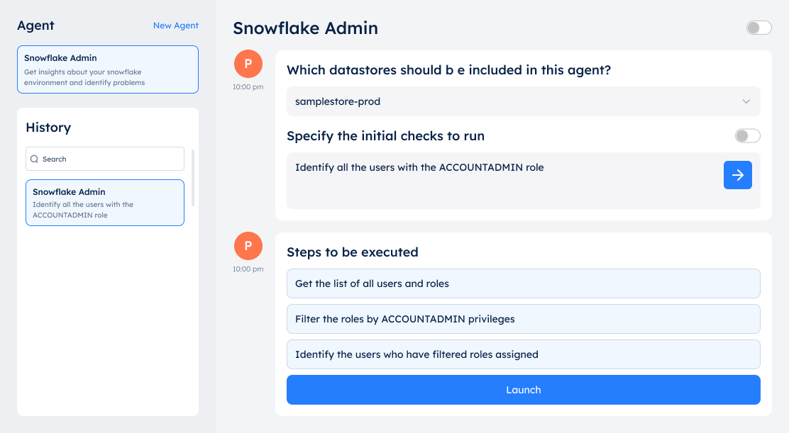 Perform admin tasks autonomously demonstration