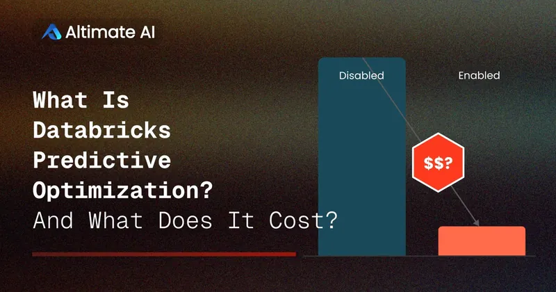 What Is Databricks Predictive Optimization? And What Does It Cost?